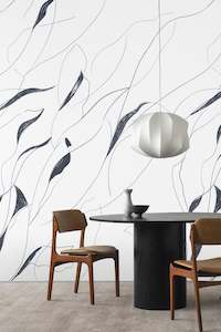 Vine: Vine Wallpaper - Charcoal