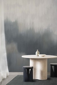 Silver Grey: Solar Wallpaper - Gunmetal metallic