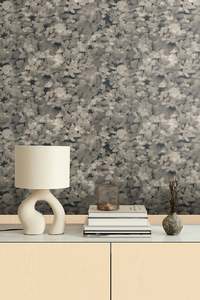 Fawn: Colour Field Wallpaper - Evening metallic