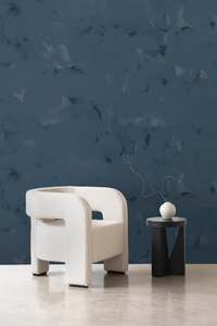 Fawn: Dreamer Wallpaper - Midnight Brushed Metallic