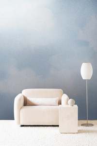 Dispersion Wallpaper - Sky metallic