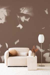 Drift Wallpaper - Umber Brushed Metallic