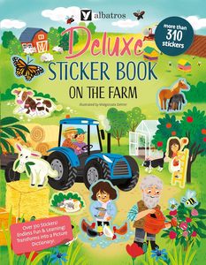 Sticker Colouring: Deluxe Sticker Book: On the Farm