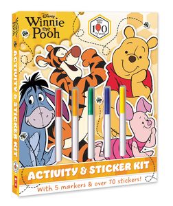Sticker Colouring: Winnie the Pooh 100th Anniversary: Activity and Sticker Kit - Disney