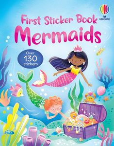 Sticker Colouring: First Sticker Book: Mermaids -Usborne