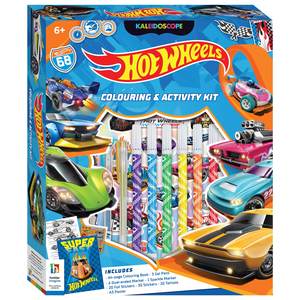 Super Kaleidoscope Kit - Hot Wheels Colouring and Activity