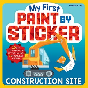 Sticker Colouring: My First Paint by Sticker - Construction Site