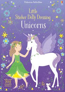 Sticker Colouring: Little Sticker Book - Dolly Dressing Unicorns