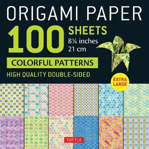Origami: Origami Paper 100 sheets Colourful Patterns 21 cm: Tuttle Origami Paper