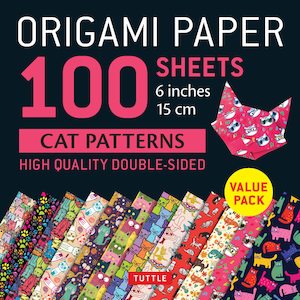 Origami: Origami Paper 100 sheets Cat Patterns 6" (15 cm): Tuttle Origami Paper