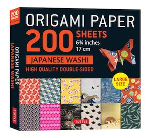 Origami: Origami Paper 200 sheets Japanese Washi (17 cm): Tuttle Origami Paper