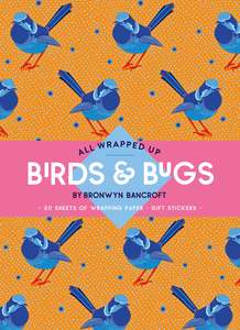 Notecards And Writing Sets: All Wrapped Up: Birds & Bugs - Gift Wrap Book