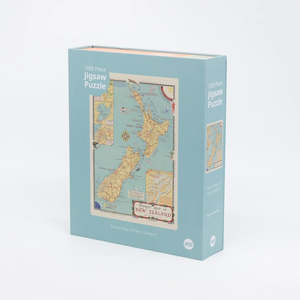 Jigsaws Adult: Tourist Map of New Zealand 1000pc