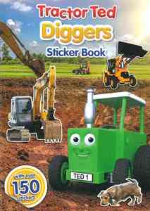 Sticker Colouring: Tractor Ted - Diggers Sticker Book