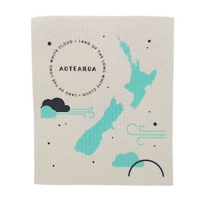 Biodegradable Dishcloths: Toodles Noodles - Aotearoa - Swedish Dishcloth