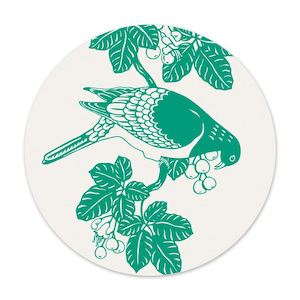 Biodegradable Dishcloths: Kereru & Puriri - Round Swedish Dishcloth
