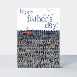 Fathers Day Cards: Happy Father's Day (with gold foiling) card