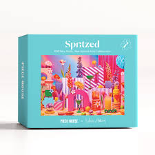 Jigsaws Adult: PieceHouse - Spritzed 1000pc Jigsaw Puzzle
