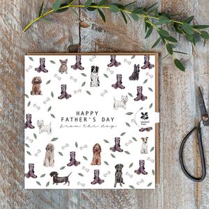 Fathers Day Cards: Happy Father's Day From The Dog card