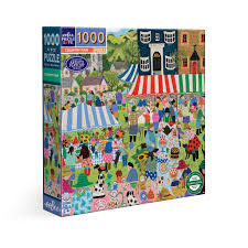 Jigsaws Adult: eeBoo - Country Fair 1000pc Jigsaw Puzzle