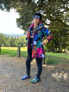 Raincoat - Scribbler Paradise waterproof mesh lined raincoat