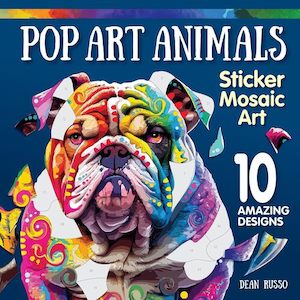 Pop Art Animals Sticker Mosaic Art