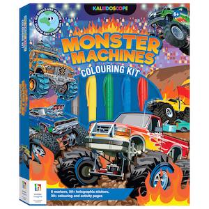 Kaleidoscope: Colouring Kit - Monster Machines