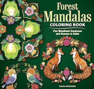 Forest Mandalas Coloring Book - Fun Woodland Creatures and Scenes to Color