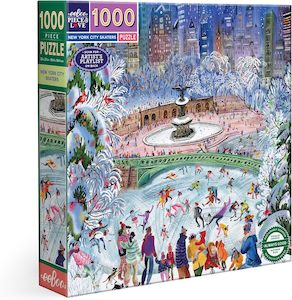 Jigsaws Adult: eeBoo - New York City Skaters 1000pc Jigsaw Puzzle