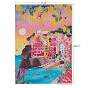 Jigsaws Adult: WerkShoppe - Cinque Terre 1000Pc Puzzle