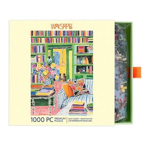 Jigsaws Adult: WerkShoppe - Books & Bouquets 1000Pc Puzzle