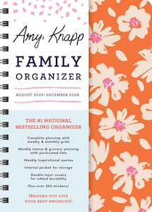 Calendars And Diaries: 2026 Planner - Amy Knapp's Family Organizer August 25-December 26