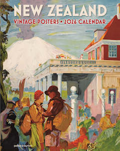 Calendars And Diaries: 2026 Calendar - New Zealand Vintage Posters Calendar small format