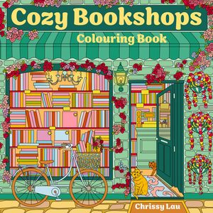 Cozy Bookstores - Chrissy Lau Adult Colouring Book