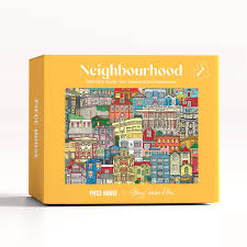 Jigsaws Adult: PieceHouse - Neighbourhood 1000pc Jigsaw Puzzle