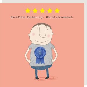 Fathers Day Cards: Five Star Dad
