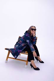 Raincoat - Scribbler Floral Romance Waterproof, Long Raincoat