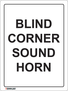 Products: Blind Corner Sound Horn Sign 0319 - Emmjay