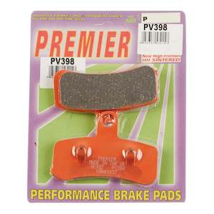 PREMIER BRAKE PADS SEMI SINTERED STREET #PBPV398