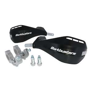 Accessory Brands: Barkbusters Ego Handguard  with Multi Fit Clamps - Black / Black BBEGO20500BK