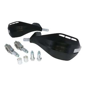 Accessory Brands: Barkbusters Ego Handguard - Standard Fitting Kit - Black / Black