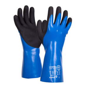 Esko ChemGard 809 Gauntlet Pack of 12 Pairs Empyre Workwear Packaging & Hygiene