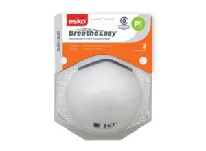 Esko Breathe Easy P1 Non-Valved Mask 3 Pk Empyre Workwear Packaging & Hygiene