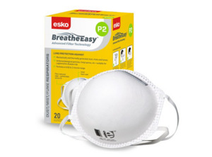 Esko Breathe Easy P2 Non-Valved Mask Empyre Workwear Packaging & Hygiene