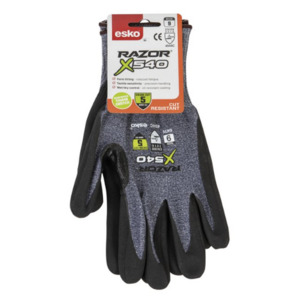 Esko Razor X540 Cut 5 Glove, Header Carded Pack of 12 Pairs Empyre Workwear Pack&hellip;