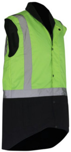 Products: Oilskin D/N Sleeveless Vest Yellow/Brown Empyre Workwear Packaging & Hygiene