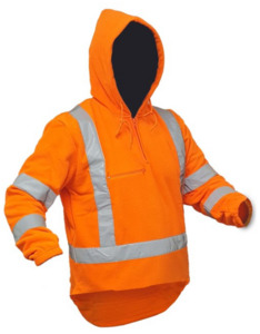 Products: TTMC X-Back Polar Fleece 1/2 Zip Hoodie Empyre Workwear Packaging & Hygiene