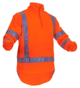 Hi-Vis TTMC Polar Fleece 1/2 Zip Tunic Empyre Workwear Packaging & Hygiene
