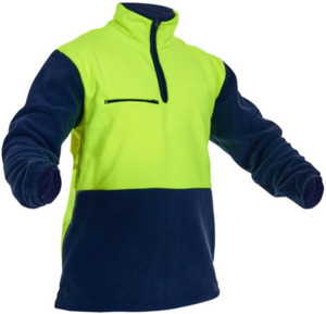 Products: Hi-Vis D/O Polar Fleece 1/2 Zip Tunic Empyre Agri Essentials