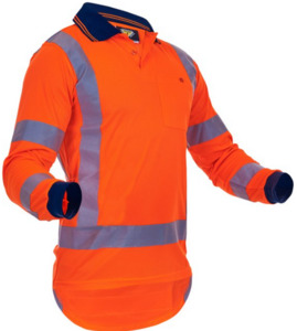 TTMC X-Back L/S Microfibre Polo Empyre Workwear Packaging & Hygiene
